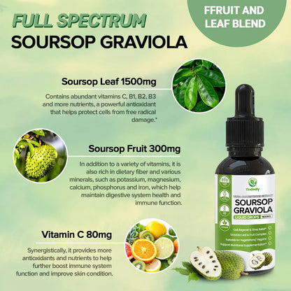 100% Pure Organic Soursop Drop Extract