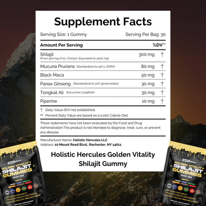 Hercules Shilajit Gummies
